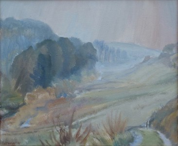 A Devon Valley In Rain A Devon Valley In Rain