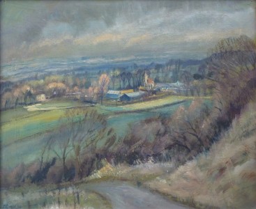 Over Firle In January Over Firle In January