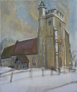 Sussex Church Sketch Sussex Church Sketch