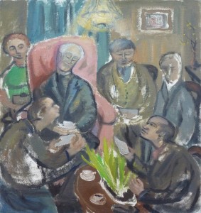 Church Meeting Sketch Church Meeting Sketch