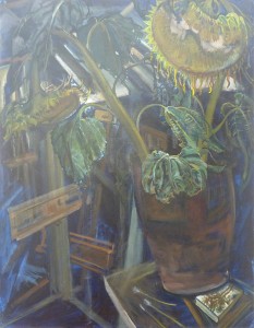 Sunflowers And Easels Sunflowers And Easels