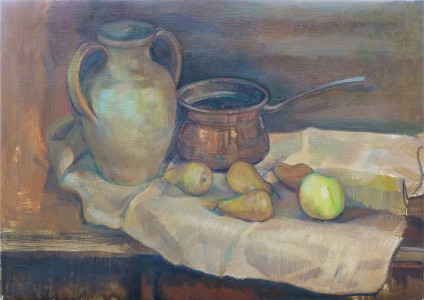 Pots And Pears Still Life Pots And Pears Still Life