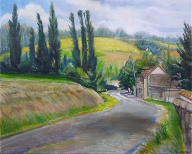 French Scene Near Giverny French Scene Near Giverny