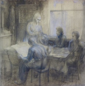 Working Family Kitchen Scene (1940) Working Family Kitchen Scene (1940)