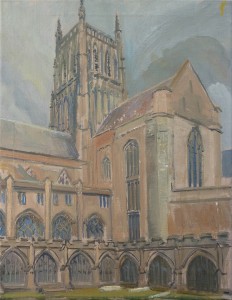 Worcester Cathedral Sketch Worcester Cathedral Sketch
