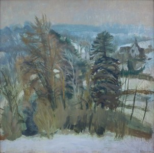 Woodbine Snow Scene Woodbine Snow Scene