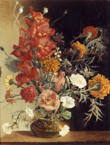 Red Gladioli Flower Composition Red Gladioli Flower Composition