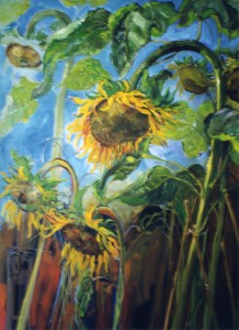 Sagging Sunflowers Sagging Sunflowers