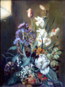 Spring Composition With Tulips Spring Composition With Tulips